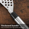 thumbnail image 2 of 2pcs Pot Strainer Stainless Steel Crescent Strainer with Handle for Kitchen, 2 of 6