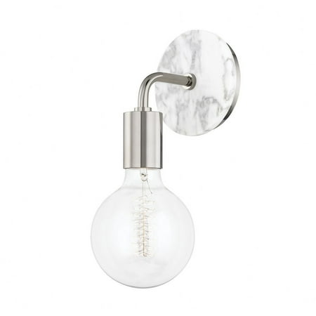 

-Wall Sconce in Style-5 inches Wide By 12.5 inches High-Polished Nickel Finish Bailey Street Home 735-Bel-2692737