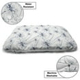 thumbnail image 3 of Daisy Pet Bed, Flower Branches Hand Drawn Blossom Spring Growth Feminine Retro Illustration, Resistant Pad for Dogs and Cats Cushion with Removable Cover, 24" x 39", Slate Blue Pearl, by Ambesonne, 3 of 4
