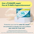 thumbnail image 4 of o.b. Original Non-Applicator Tampons Super Absorbancy, 4 of 10