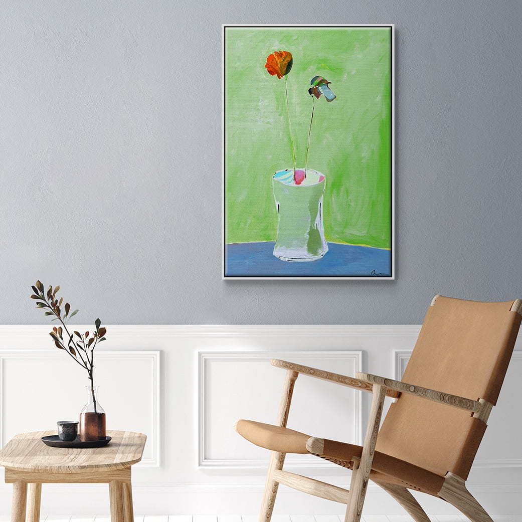 Green Day Framed Premium Gallery Wrapped Canvas - Ready to Hang