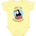 thumbnail image 3 of Inktastic Save the Rainforest Toucan Illustration Boys or Girls Baby Bodysuit, 3 of 5