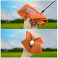 thumbnail image 3 of Unique Bargains 1 Pc Absorbent Waffle Pattern Golf Towel 15.75"x15.75" Orange, 3 of 6