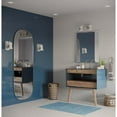 thumbnail image 2 of Haven Collection One-Light Brushed Nickel Opal Glass Luxe Industrial Bath Light, 2 of 12
