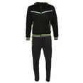 thumbnail image 6 of Mens Athletic Tracksuit Set 2-Piece Zip Up Jacket Jogger Pants Navy Red White S, 6 of 6