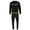 1 Black Neon Green, variant on Mens Athletic Tracksuit Set 2-Piece Zip Up Jacket Jogger Pants Black Neon XL