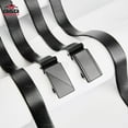 thumbnail image 4 of Q&Q ESSENTIALS Mens Ratchet Belt Premium Microfiber Leather Adjustable with Unique Slide Belt Buckle Black, 4 of 10