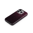 thumbnail image 3 of DesignSkinz Scratch-Resistant Hard Slim Case Compatible with iPhone 15 Plus (Compatible with MagSafe) - Falling Micro Hearts Over Burgundy Planks of Wood, 3 of 9