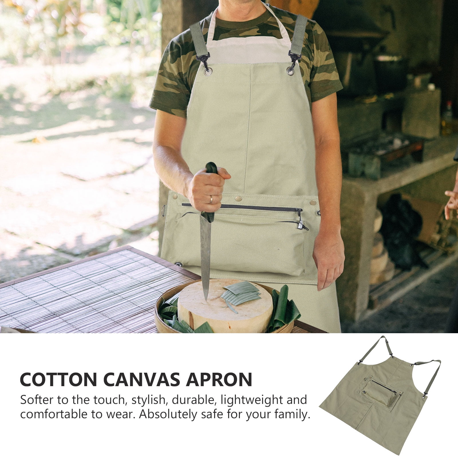 在庫処分 激安 食品 Mens Overalls Coveralls Gardening Apron Apron with Washable WorkUtility&SafetyClothing