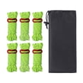 thumbnail image 2 of Guylines Tent Cords Ligero con tensor para acampar al aire libre Verde Sunnimix Cuerda de tienda Guyline, 2 of 8