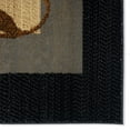 thumbnail image 5 of Home Dynamix Royalty Clover Contemporary Geometric Border Runner Area Rug, Black/Blue, 1'9"x7'2", 5 of 5