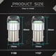 thumbnail image 3 of NGOUCIG Strobe LED Luz De Marcha Atrás Freno 1156 BA15S 1157 BAY15D 12V P21W P21/5W Indicadora De Giro Parada De Cola De Estacionamiento Antiniebla De Motocicleta Coche, 3 of 4