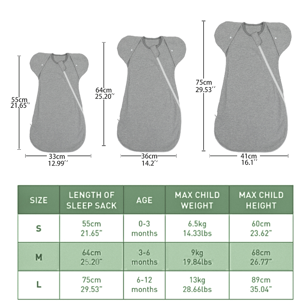 ERAY Baby Transitional Sleep Sack Swaddle, 3-6 Months photo 6