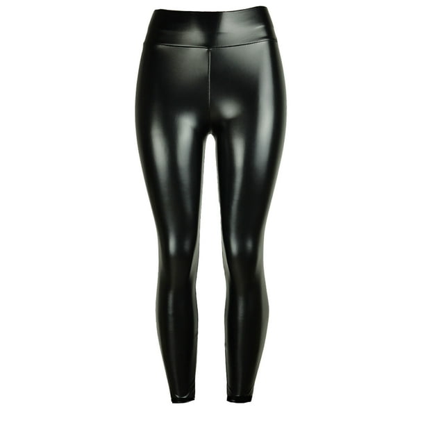 XZNGL Womens Leggings hHigh Waist Sexy Leather Pants Women Tights