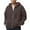A-Coffee524, variant on Men's Sherpa Full Zip Hoodies Oversized Fit Kangaroo Pocket Jacket Warm Casual Outdoor Outerwear