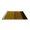 thumbnail image 2 of Ahgly Company Machine Washable Indoor Rectangle Abstract Yellow Modern Area Rugs, 2' x 5', 2 of 4