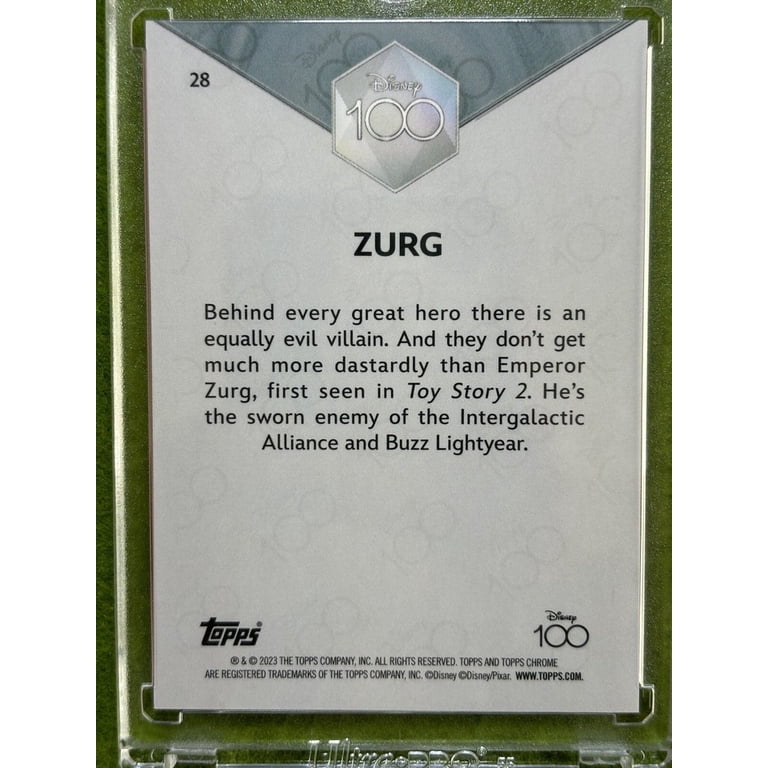 ZURG Disney 100 PINK REFRACTOR #/399 Toy Story 2 CARD 2023 Topps