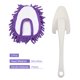 thumbnail image 3 of Microfibra Chenille Plumero Lavable Limpieza Cepillo Desempolvar Herramienta para Computadora, Teclado, Ventana, Muebles, Hogar, Cocina, Oficina, Púrpura, Paquetes de 2, 3 of 5