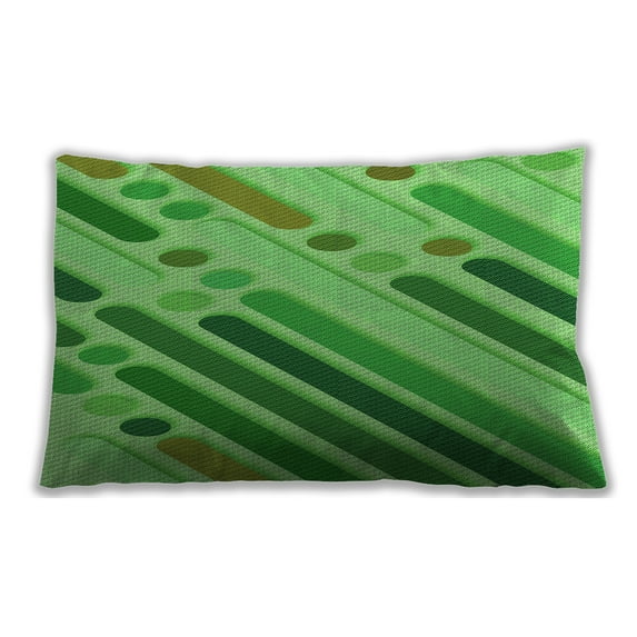 Ahgly Company Outdoor Rectangular Contemporary Lumbar Throw Pillow, 13 inch by 19 inch