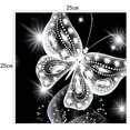 thumbnail image 2 of Kit de punto de cruz DIY con bordado de diamantes 5D con pintura de mariposa de diamantes de imitación, 2 of 9