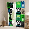 thumbnail image 3 of Homewish Gamepads Gamer Black Out Curtains for Female Men Adults,Geometric Plaid Grid Curtains Pack of 2 (42x63 Each),Video Game Bedroom Curtains,Super Cozy Room Decor, 3 of 6