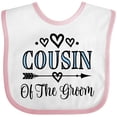 thumbnail image 3 of Inktastic Cousin of the Groom Wedding Party Boys or Girls Baby Bib, 3 of 4