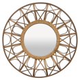 thumbnail image 1 of Plutus Brands PBTH93109 Natural Fiber Rattan Wall Mirror, Brown, 1 of 1