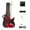 Red, variant on GLARRY Full Size Maple Electric Guitar with Amp and Case Beginner Dark Blue