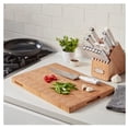 thumbnail image 4 of Cuisinart 17" Reversible End Grain Bamboo Cutting Board Embedded Handles, 4 of 5