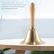 thumbnail image 2 of 4.33 Inch Large Hand Call Bell with Wood Handle,for Kids and Adults,Used for Weddings,School Classro, 2 of 5