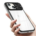 thumbnail image 2 of APPLE IPHONE 14 Phone Cases, Full Protection Hybrid Cover With Mobile Phone Protective Film Slide Camera Lens Phone Case For iPhone 14 In Gray, 2 of 4