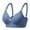Blue, variant on XMMSWDLA Comfortable Seamless Full Coverage Bra for Women Wireless Bras with Soft Support Regular Sports Bras Wireless Bra
