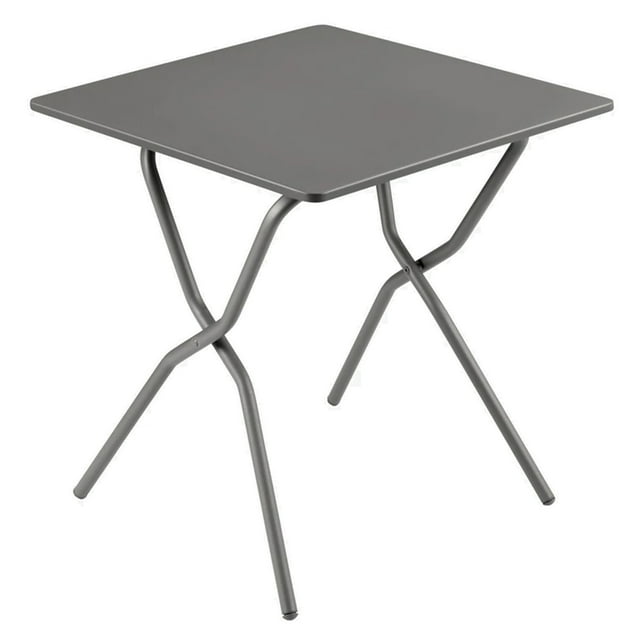 Lafuma Balcony II Table d'Extérieur Carrée Pliante en Acier Colorblock, Titane