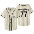 thumbnail image 1 of Peso Pluma 77 Maillot Exodo Tour Merch Veste de Baseball Femmes Hommes Mode Décontractée T-shirts à Manches Courtes, style 2,TP, 1 of 3