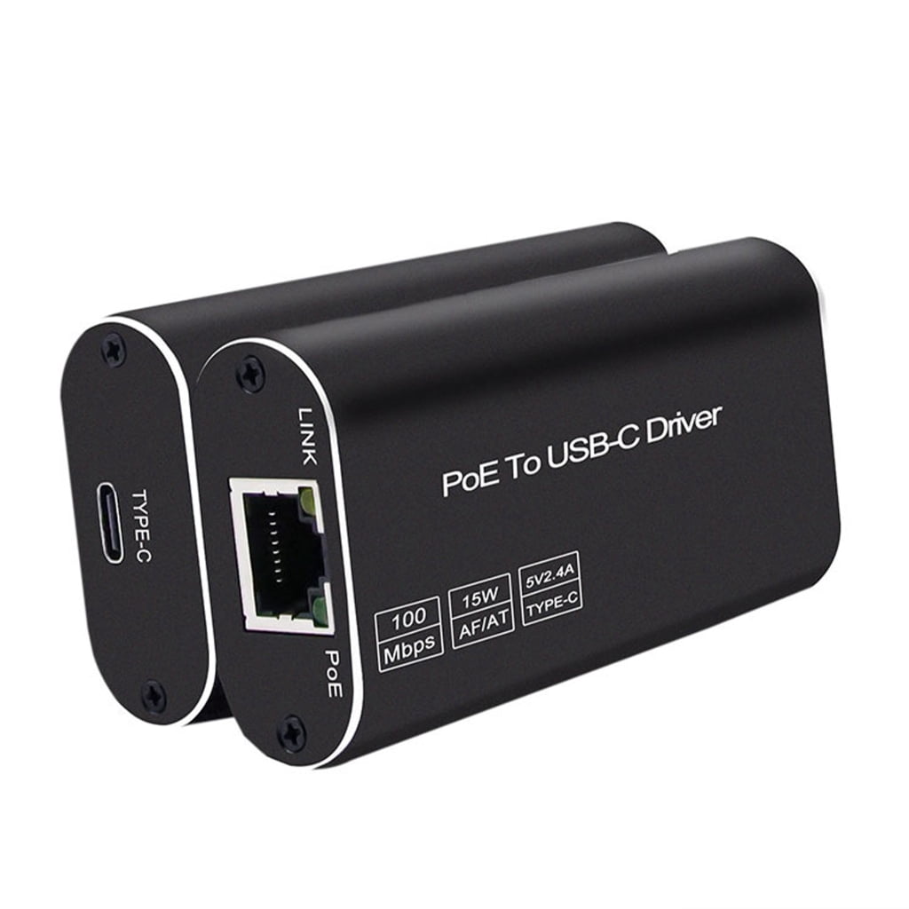 POE to USB C Adapter Converter For Power And Data Transfer Without Other Adapter