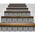 thumbnail image 4 of 6" X 6" Blue and Yellow Links Peel And Stick Tiles, 4 of 9