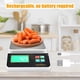 thumbnail image 5 of Riwesomey Digital de 6kg, 0,5g/3kg, 0,1g, peso recargable, alta precisión, resistente al agua, para hornear, cocinar, Steelyard, herramientas de Medidores de medidas dimensionales 6 kg/0.5 g Riwesomey TO010307-02B, 5 of 6