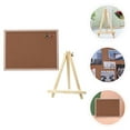 thumbnail image 6 of Board Cork Pin Display Memo Wall Bulletin Message Notice Photo Hanging Framed Wood Stand Holder Decorative Up White, 6 of 9