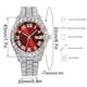 thumbnail image 4 of Reloj de cuarzo para hombre, relojes de moda para hombre, reloj de acero inoxidable, informal, de pulsera, de cristal, 4 of 5