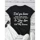 thumbnail image 2 of Versatile Alphabet-Print Tee - Chic, Easy-Care & Comfortable Women's Casual All-Season T-Shirt, 2 of 8