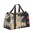 thumbnail image 2 of Disketp American Bald Eagle A Bolsa de Viaje Tipo Duffle, Bolso de Mano para Fin de Semana para Mujer, Bolsa de Gimnasio Ligera para Hombre, Esencial para Viajes, 2 of 7