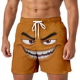 thumbnail image 2 of Casual Shorts for Men 2026 Summer Funny Novelty Printed Straight Leg Lounge Shorts with Pockets, 2 of 4