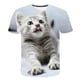 thumbnail image 1 of Verano 2023, camiseta de dibujos animados en 3D para niños, camiseta con estampado de animales para niños y gatos, camisetas para niñas, camisetas de dibujos animados para niños, ropa de animales 5T Gao Jinjia LED, 1 of 2