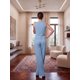 thumbnail image 3 of Conjunto Elegante de 2 Piezas Chaleco Entallado y Pantalón Palazzo para Mujer, 3 of 5