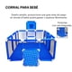 thumbnail image 2 of Corral Bebe Gimnasio De Juegos Porterías Y Tablero Infantil Modelo Gris, 2 of 4