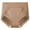 Coffee, variant on Censtreet High Waisted Underwear for Womens Cotton Tagless Soft Ladies Panties Full Coverage Tummy Control Briefs