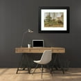 thumbnail image 4 of Camille Pissarro 24x19 Black Modern Framed Museum Art Print Titled - Houses at Bougival (Autumn), 4 of 5