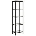 thumbnail image 2 of Evelyn&Zoe Alexis 18" Wide Rectangular Bookcase, Blackened Bronze, 2 of 7