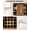Brown, variant on EastVita Farmhouse Coffee Bar Cabinet-Sliding Barn Door Power Outlet LED Light Large All black