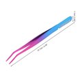 thumbnail image 2 of Unique Bargains 1 Pc Comb Eyelashes Tweezers for Bathroom Gradient Blue Purple Stainless Steel, 2 of 6